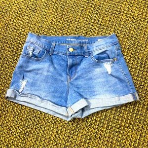 Old Navy Boyfriend Denim Jean Shorts: Size 4